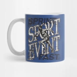 Sport Event Sprints Almost Abstract Mug